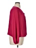 Chaus Red Burgundy 3/4 Sleeve Blouse Size XL - photo 4