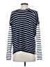 Carve Designs 100% Organic Cotton Stripes Blue Pullover Sweater Size S - photo 2
