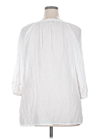 Counterparts 3/4 Sleeve Blouse (view 2)