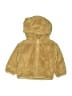 Old Navy 100% Polyester Gold Fleece Jacket Size 3-6 mo - photo 1