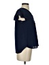 Mine Blue Short Sleeve Blouse Size S - photo 4