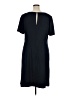 Long Tall Sally Solid Blue Casual Dress Size 16 - photo 2