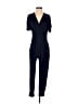 Loveappella Solid Blue Jumpsuit Size S - photo 1