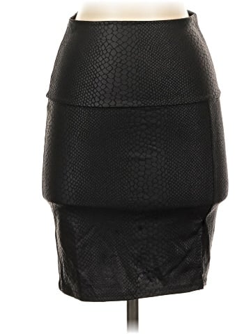 Cherish Faux Leather Skirt (view 1)