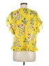 MNG Yellow Short Sleeve Blouse Size 8 - photo 2