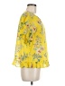MNG Yellow Short Sleeve Blouse Size 8 - photo 4