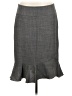 Express Design Studio Solid Gray Formal Skirt Size 8 - photo 1