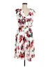 Express 100% Polyester Floral White Cocktail Dress Size M - photo 1