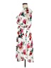 Express 100% Polyester Floral White Cocktail Dress Size M - photo 5