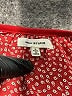 Max Studio 100% Polyester Red 3/4 Sleeve Blouse Size L - photo 7
