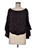 Shyanne 100% Viscose Black 3/4 Sleeve Top Size M - photo 1