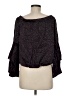 Shyanne 100% Viscose Black 3/4 Sleeve Top Size M - photo 2