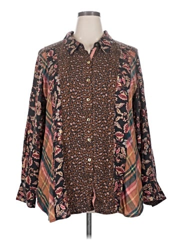 Soft Surroundings Long Sleeve Button-Down Shirt (view 1)