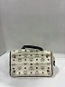 MCM 100% Coated Canvas Argyle Ivory Monogram Visetos Boston Bag  One size - photo 3