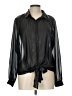 Esprit Black Long Sleeve Blouse Size 10 - photo 1