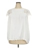 Liv 100% Polyester White Short Sleeve Blouse Size 2X - photo 1