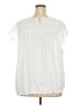 Liv 100% Polyester White Short Sleeve Blouse Size 2X - photo 2