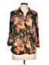 Cato Floral Orange 3/4 Sleeve Blouse Size L - photo 1