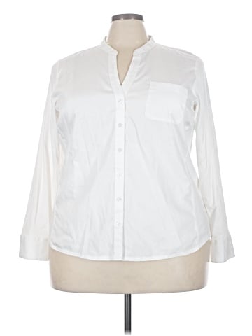 Calvin Klein Long Sleeve Button-Down Shirt (view 1)