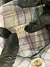La Miel Plaid Gray Long Sleeve Button-Down Shirt Size L - photo 7