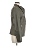 Lamarque 100% Leather Gray Leather Jacket Size M - photo 4
