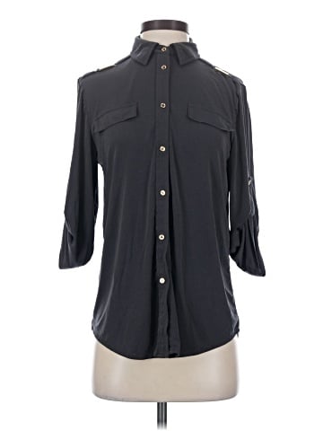 Grace 3/4 Sleeve Button-Down Shirt (view 1)
