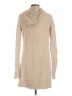 Akini Solid Chevron-herringbone Tan Cardigan Size M - photo 2