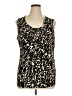 Dana Buchman Black Sleeveless Blouse Size XL - photo 1