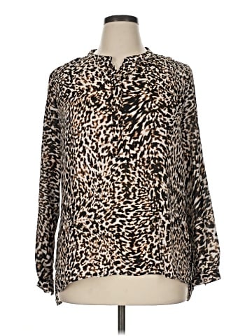 a.n.a. A New Approach Long Sleeve Blouse (view 1)