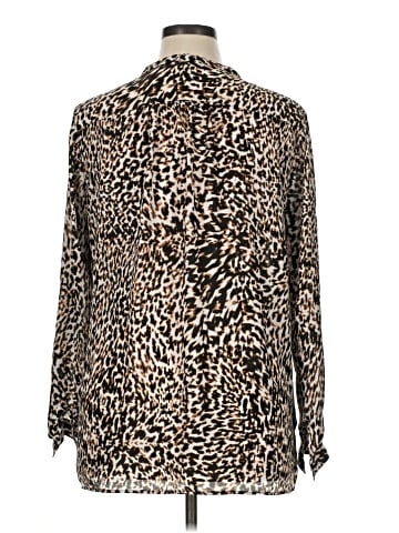 a.n.a. A New Approach Long Sleeve Blouse (view 2)