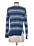 360 Sweater 100% Linen Blue Long Sleeve Top Size XS - photo 2