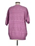 First Love Chevron-herringbone Purple Pullover Sweater Size M - photo 2