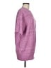 First Love Chevron-herringbone Purple Pullover Sweater Size M - photo 4