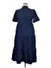 Unbranded Solid Blue Casual Dress Size 2X - photo 2