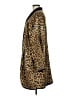 Newport News 100% Polyester Animal Print Gold Coat Size M - photo 5