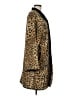 Newport News 100% Polyester Animal Print Gold Coat Size M - photo 4