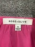 Rose + Olive 100% Polyester Pink Short Sleeve Blouse Size XL - photo 7