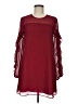 BCBGeneration 100% Polyester Burgundy Cocktail Dress Size M - photo 1