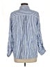 Da-sh Stripes Blue Long Sleeve Button-Down Shirt Size M - photo 2