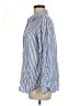 Da-sh Stripes Blue Long Sleeve Button-Down Shirt Size M - photo 5