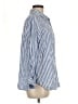 Da-sh Stripes Blue Long Sleeve Button-Down Shirt Size M - photo 4