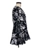 French Connection Floral Black 3/4 Sleeve Blouse Size M - photo 4