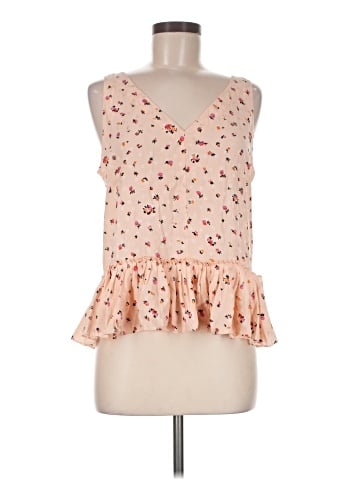 Rebecca Taylor Sleeveless Silk Top (view 1)