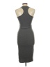 Say What? Solid Gray Cocktail Dress Size L - photo 2