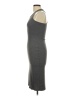 Say What? Solid Gray Cocktail Dress Size L - photo 5