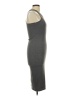 Say What? Solid Gray Cocktail Dress Size L - photo 4