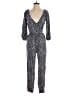 Hollister 100% Viscose Floral Blue Jumpsuit Size S - photo 1