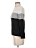 Karen Scott 100% Cotton Color Block Gray Pullover Sweater Size S - photo 5