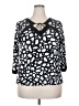 Soft by Avenue Silver 3/4 Sleeve Blouse Size 18 - photo 1