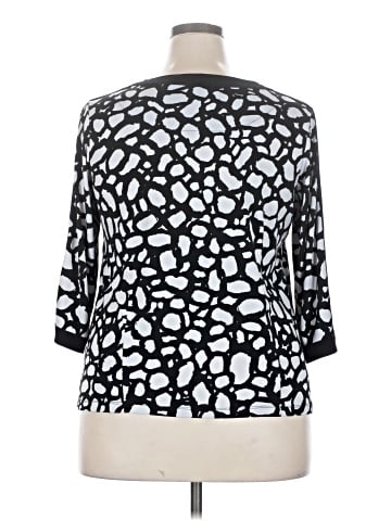 Soft by Avenue 3/4 Sleeve Blouse (view 2)
